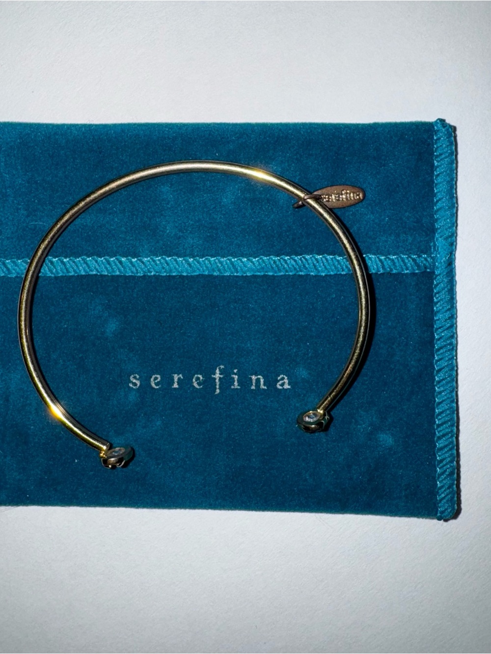 Serefina Gold Open Cuff Bracelet